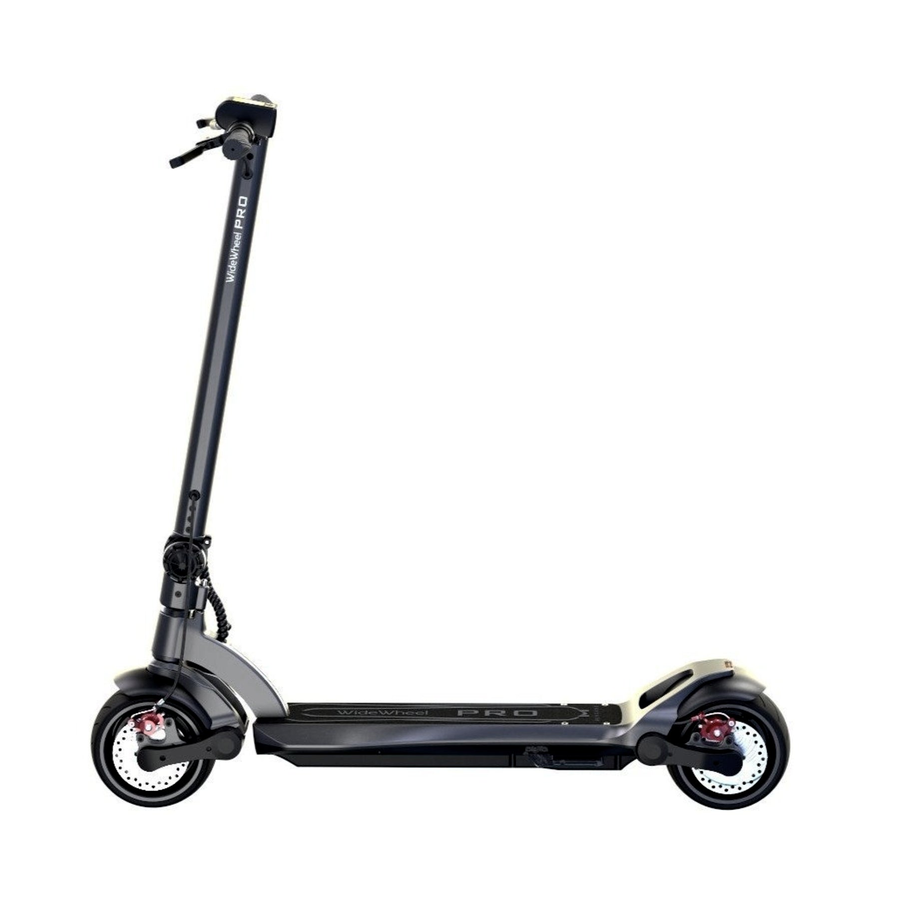 Wide wheel store electric scooter