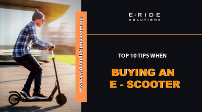 Top Ten Tips When Buying An E-Scooter