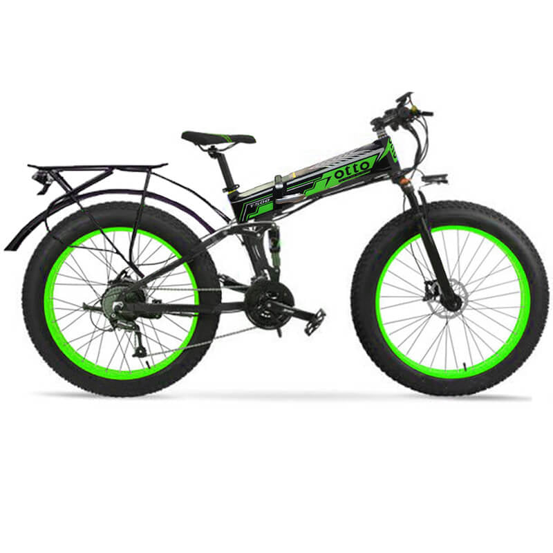 Electric folding shop fat bike